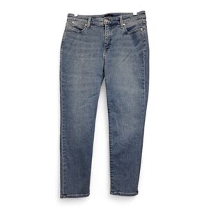 Talbots Womens Slim Ankle Jeans Light Wash Denim 6P